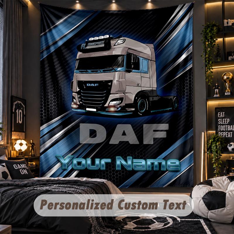 TapestryDAF Custom Name Text Personalized Wall Hanging Tapestry Home Wall Decor