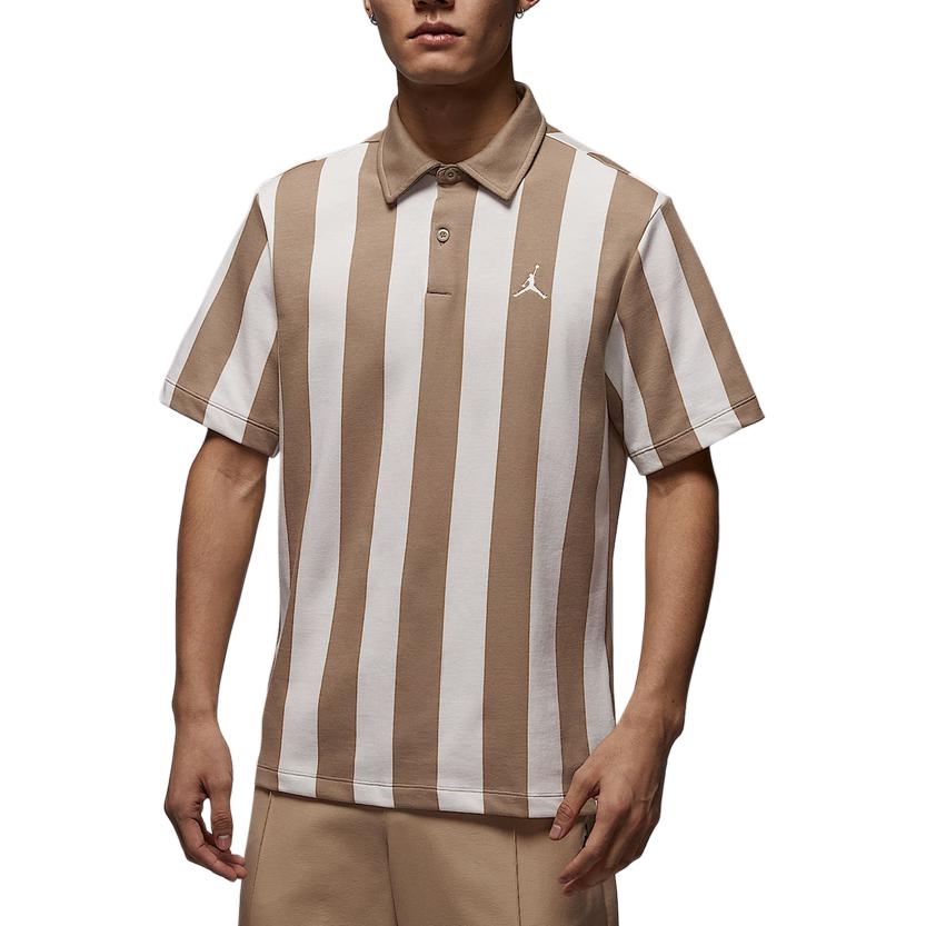 Jordan Striped Short Sleeve Golf Shirt Men tops IF2931-247