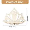 Elegant Carve Wood Human Figure Candle Sconce Display Shelf Wall Mounted Shelf Unique Shelf for Modern Interiors