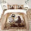 3pcs Happily Ever After Snow White and Prince Charming Quilt Cover Set - Soft and Cozy Bedroom, Guest Room and Dorm Decorative Bedding 3-Piece Se