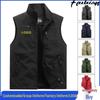Men's Quick-Dry Outdoor Fishing Vest, Multi-Pocket, Plus Size, Stand-Up Collar, Sleeveless Jacket for Spring & Autumn.