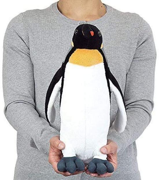 Jucărie de pluș Pinguin Rege Carol (PărinteStând) Moale la atingere, realist (Jucărie de pluș Pinguin) Păpușă MascotăCadou de Ziua de Naștere Cadou (Testat de două ori)