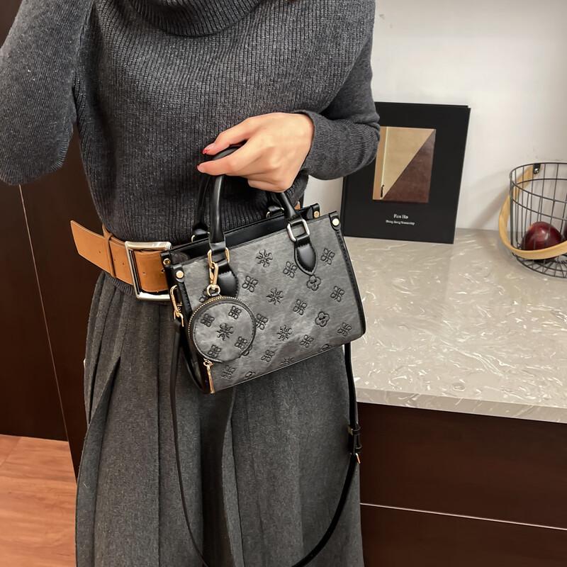 OGAR Damen Retro Monogramm Tragetasche