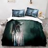 The Living Dead Bedding Set Single Twin Full Queen King Size Zombie Bed Set Aldult Kid Bedroom Duvetcover Sets 3D Anime 016