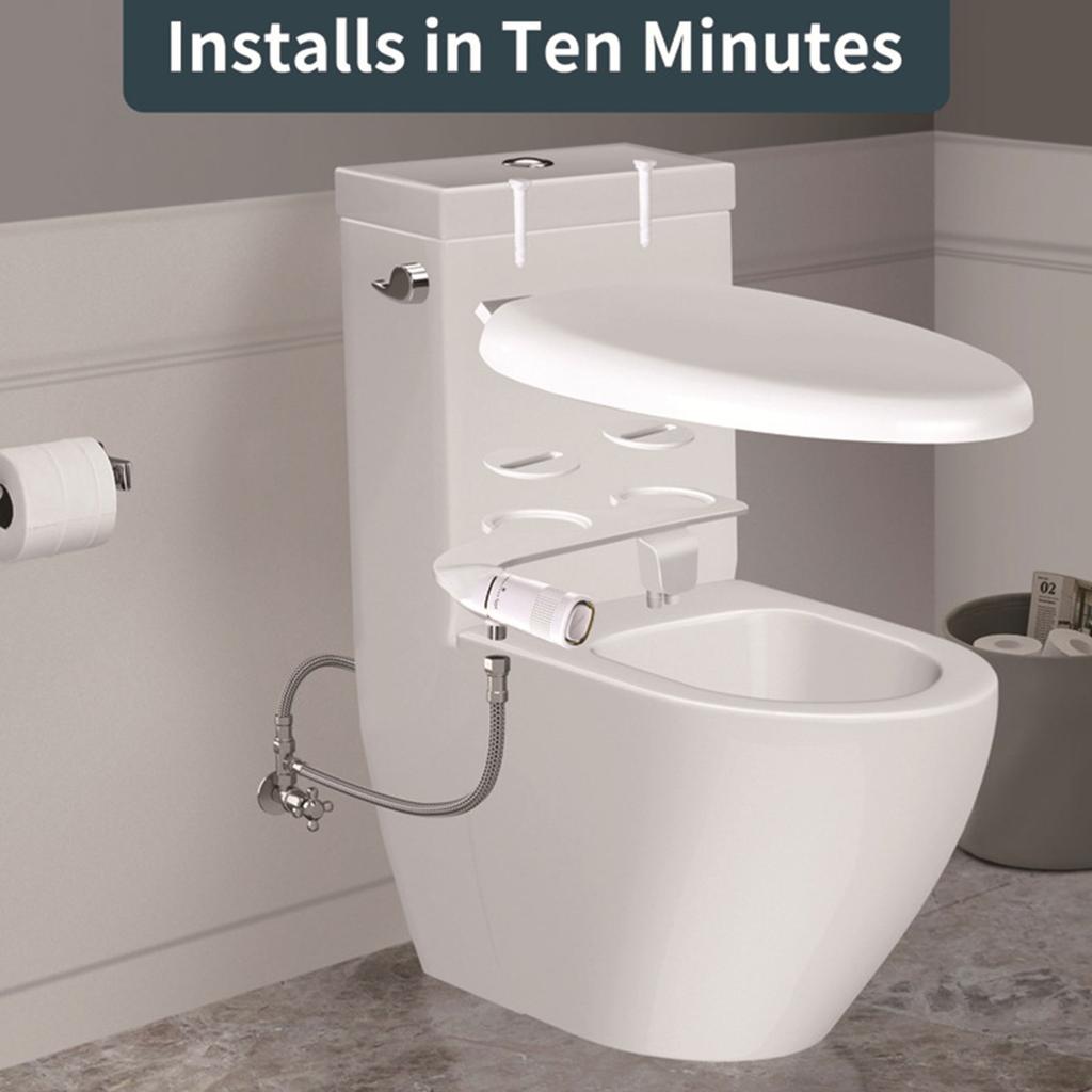 Dámská hygiena Bidetové nástavce na toaletu Pohodlná intimní péče Osobní hygiena Bidetová sprška Sada pro ženy