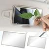 Stainless Steel Car Makeup Mirrors Portable Fall Prevention Automotive Sun Visor HD Polished Mirror Finish for Clear Imaging