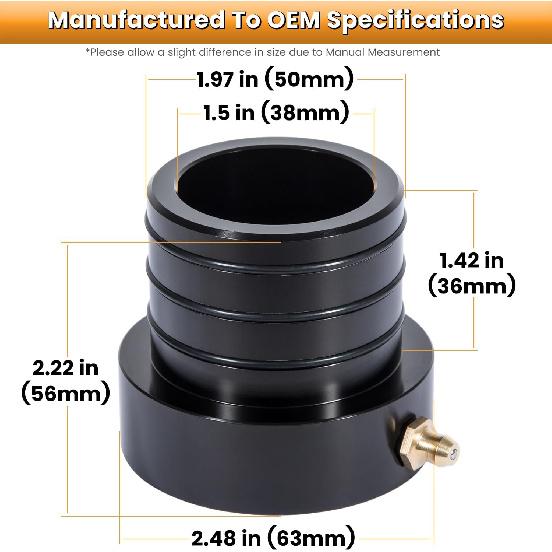 MG21103 Dana 30/44 Front Axle Tube Seal Pair For Jeep Wrangler JK JKU 2007-2018, YJ 1987-1995, TJ 1997-2006, LJ 2004-2006, Cherokee (XJ) 1984-2001,