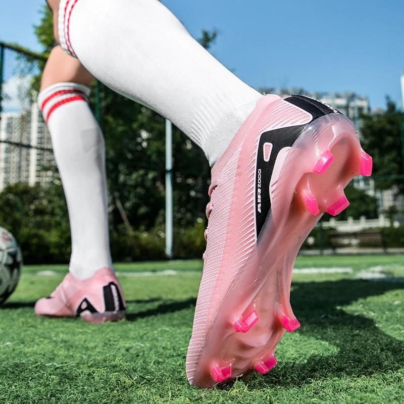 New Men Football Shoes Society Cleats Women Soccer Shoes TF/FG Professional Football Field Boots Indoor Sneaker Non Slip Match