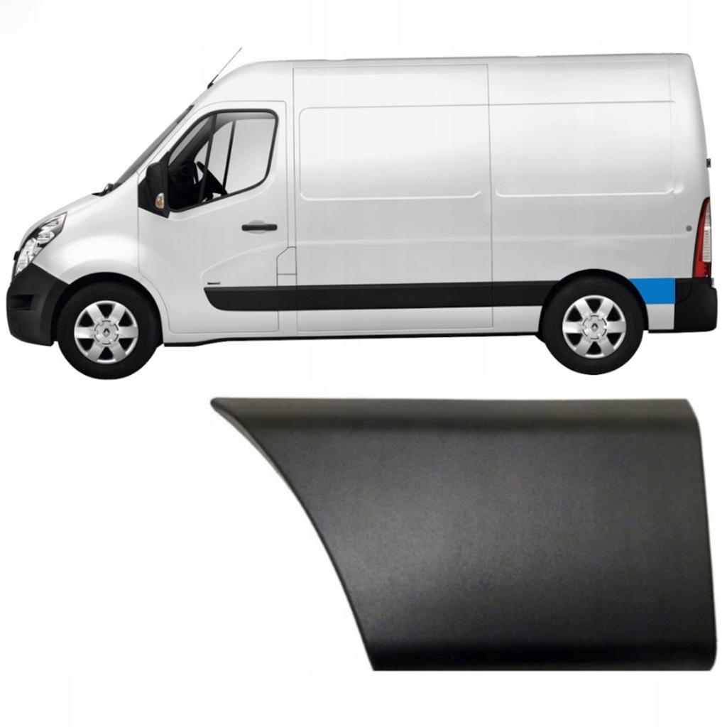 Renault Master III 2010- VERSION L2 side strip BEHIND the rear wheel WITHOUT HOLE left