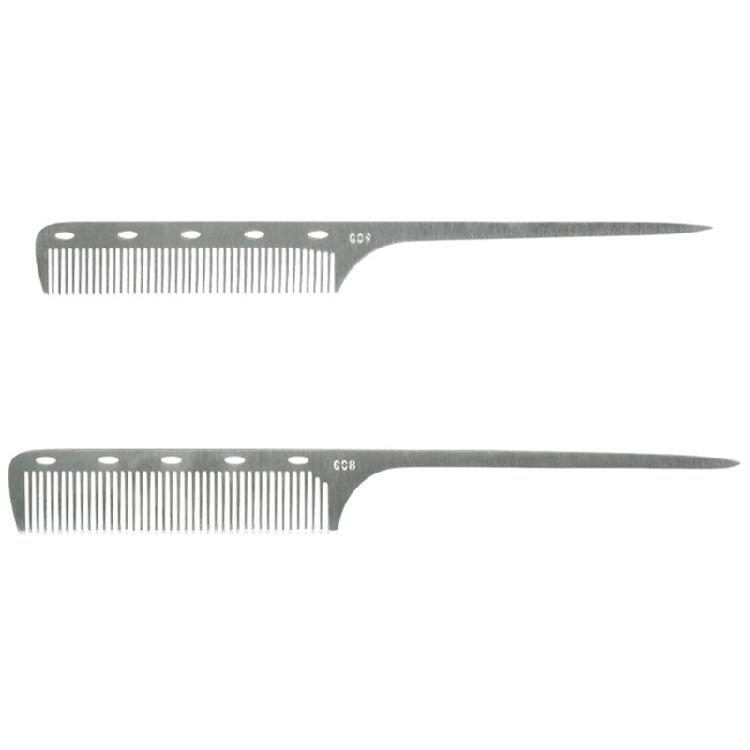 Carbon Steel Hair Cutting Tool Hairdressing Fine Tooth Combs for All Hair Types