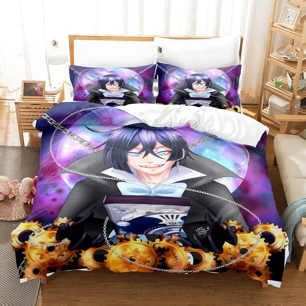 3D Print Anim The Case Study Of Vanitas Bedding Set Single Twin Full Queen King Size Bed Set Adult Kid Bedroom Duvet Cover Sets
