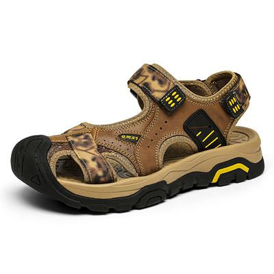 38-46 Large Size Genuine Leather Men Sandals Summer Men Beach Sandals Outdoor Sandals For Men