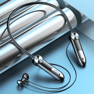 עמיד למים אלחוטי Bluetooth5.3 צוואר אוזניות ספורט אוזניות מגנטיות אוזניות אוזניות סטריאו עבור IOS טלפון אנדרואיד