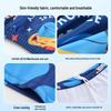Children's Cartoon Swimsuit Set: Toddler Swim Shorts & Cap for Beach