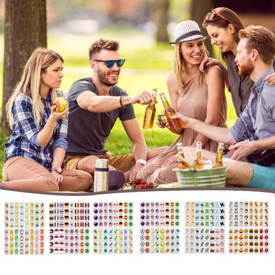 Flag Mah Jong, Mahjong Tile Set -Puzzle Mahjong Set, 64 Tiles Mahjong Game, Portable Mahjong Tiles Party Games For Fun Family Game Night