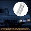 10pcs White/Red/Blue/Yellow/Green 9 LED Side Marker Indicators Clearance Lights Tail Rear Turn Bus Boat Truck Bus 12v DC