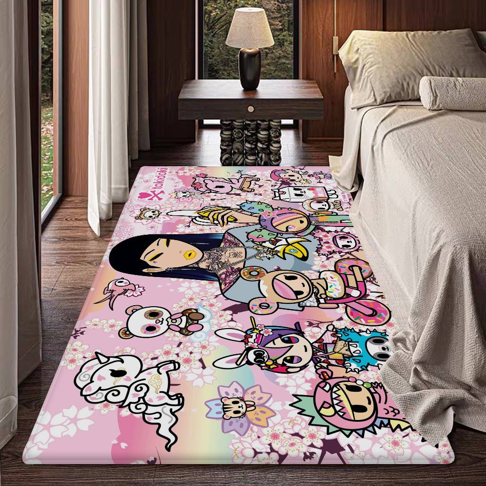 Cartoon T-Tokidoki Kitchen Mat Kids Room Bedroom Decoration Balcony Anti-Slip Doormat Living Room Alfombra