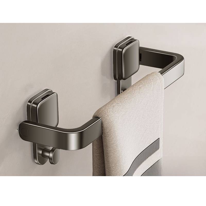 Portasciugamani Pieghevole Minimalista Moderno con Ventose per Bagno e Cucina