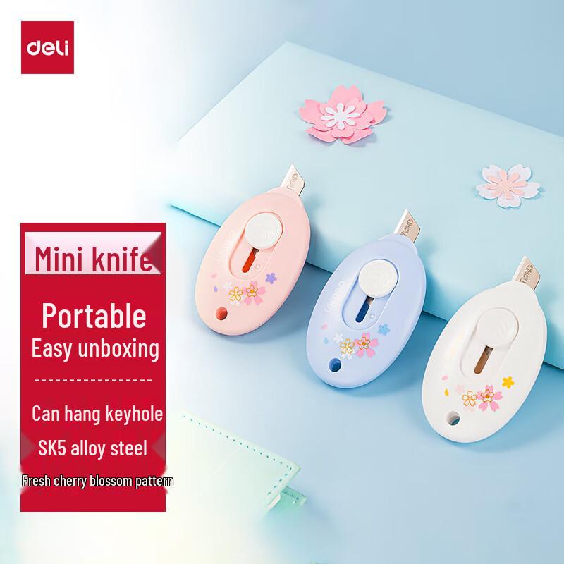 Deli Cherry Blossom Mini Utility Knife