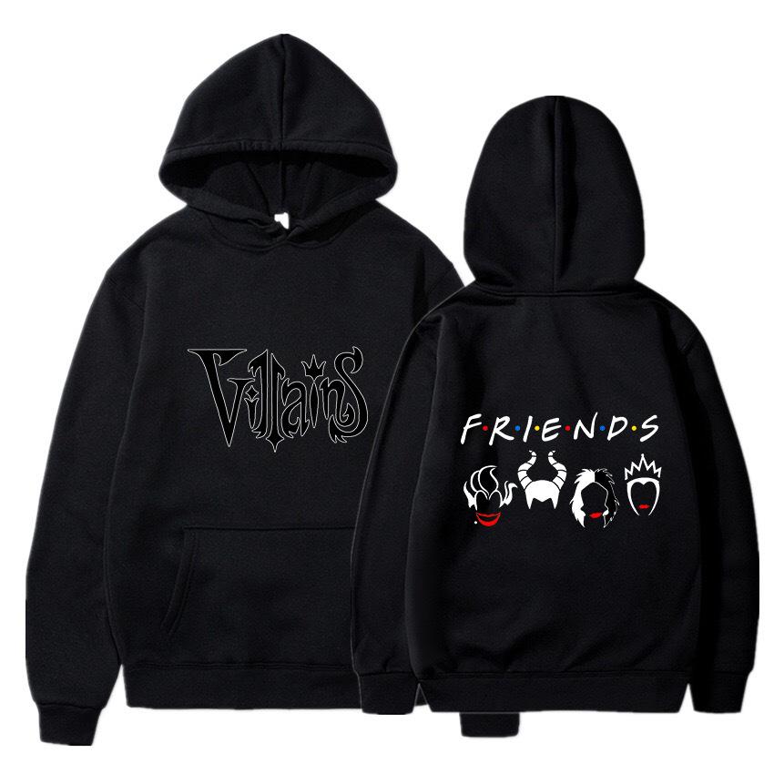 Villains Hoodie Sweatshirts Men Women Fashion Casual  Autumn Winter Fleece Streetwear Tops