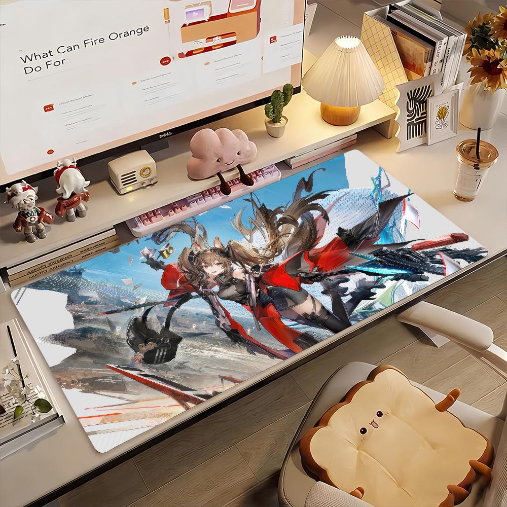 Arknights Endfield Gilberta Game Mouse Pad Non-slip Rubber Gamer Balance Computer Mat Decoracion Deskmat Laptop Office Large