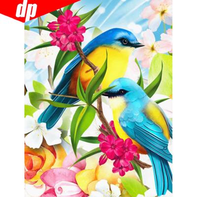 5D bricolage diamant peinture pleine ronde Animal oiseau strass image broderie vente diamant