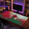 Cristiano Ronaldo Wappen Mauspads, Erweitertes rutschfestes Gummi Schreibtischmatte für Gaming Büro Laptop Fan Geschenk