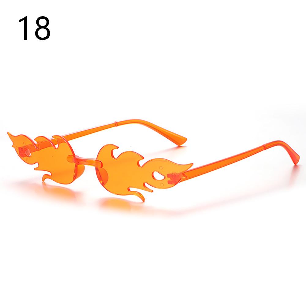 Novel Maple Leaf Shape Sunglasses for Women Metal Rimless Sun Glasses Retro Party Decorative Unique Street Catwalk Prom Eyewear