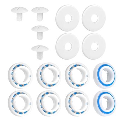 Pool Cleaner Repair Part Bearings and Screw Set Plastic Pool Part Swimming Pool Cleaner Component Pool Maintenance Set