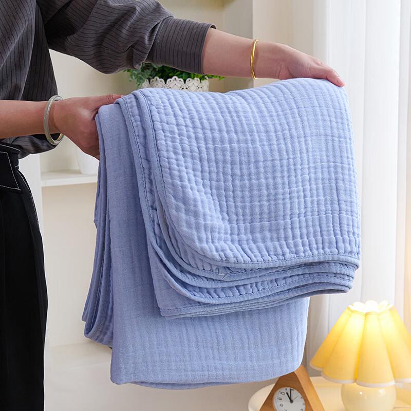LISM Six-Layer Gauze Seersucker Summer Blanket
