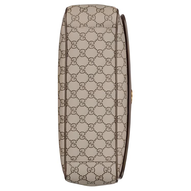 Gucci Ophidia Magnetic Closure Flap Adjustable Shoulder Strap Canvas And Leather Large Crossbody Bag Men bags Beige Ebony 792119-FACJQ-9741