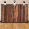 Wood Backdrop for Food Baby Portrait Photography Backdrops White Brown Wooden Board Plank Background for Party Decor Custom