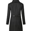 Autumn and Winter Men's Woolen Coat Casual and Fashionable Double Breasted Long Men's Woolen Coat