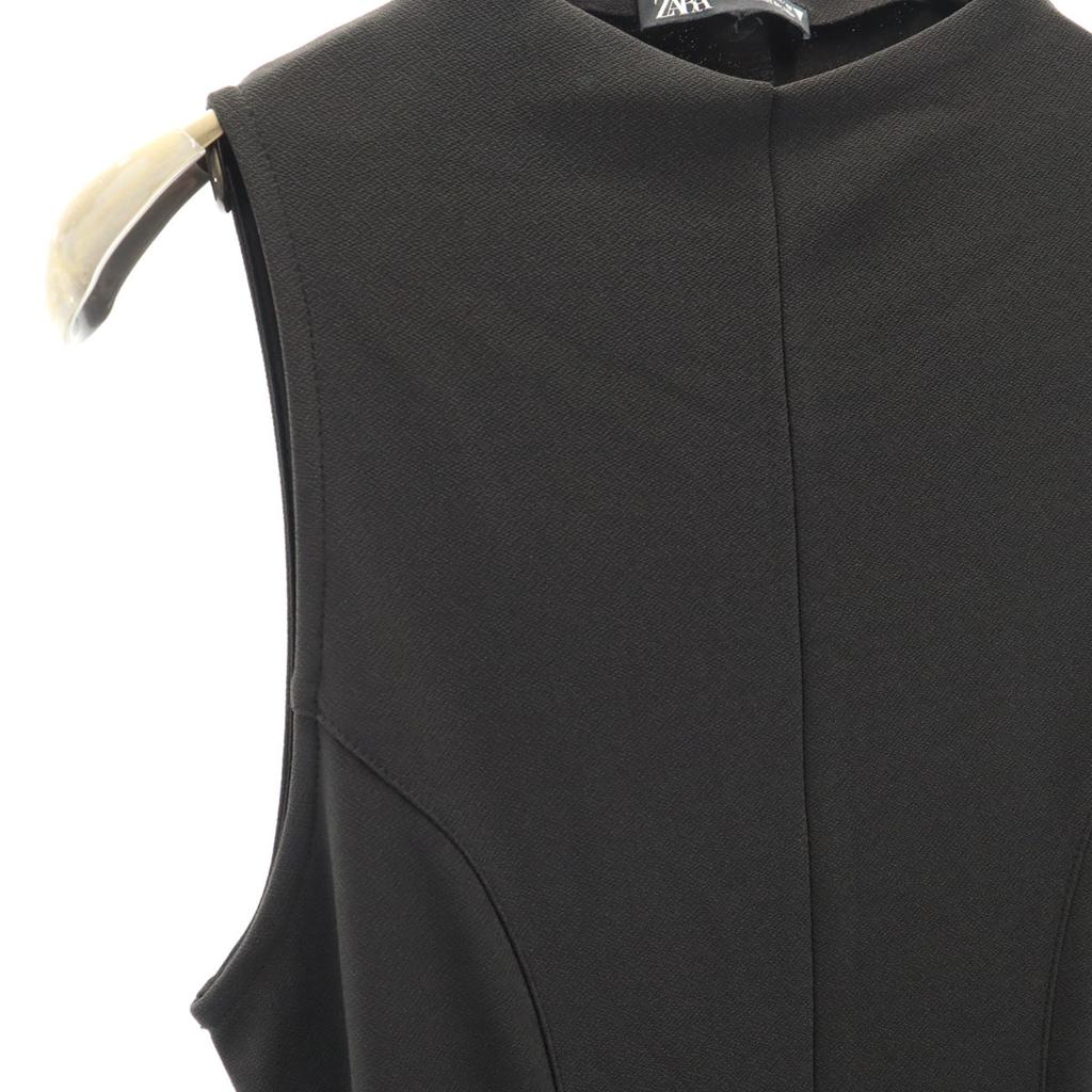Zara No Sleeve Long Dress M Black Women Used