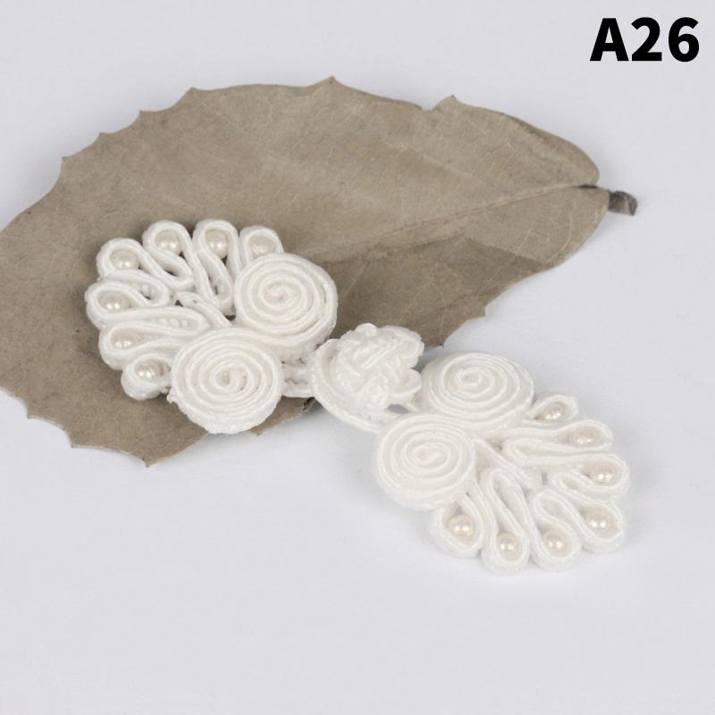 

10 шт. нейлоновых пуговиц, китайские пуговицы с узлом, китайские пуговицы ручной работы для костюма «чонсам» в стиле Тан, застежки-узлы A26