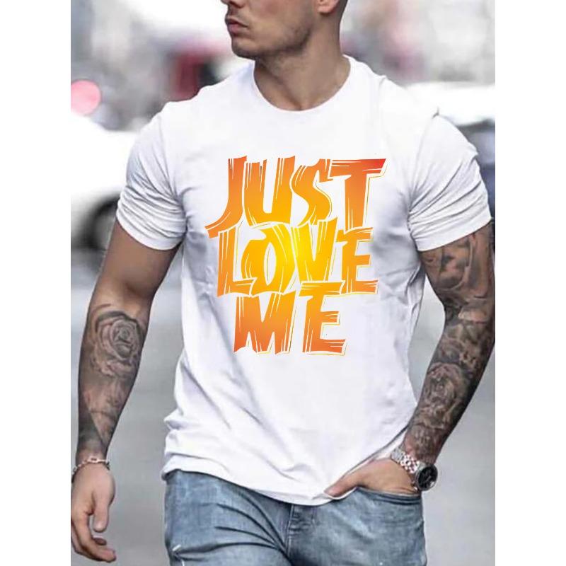 

Европейский размер Летняя мужская модная футболка с принтом с коротким рукавом 2XL белый