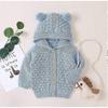 Kinderpullover für Babys und Kleinkinder (0-3 Jahre), Kapuzenpullover, Strickjacke, warmer Unterziehpullover, Herbst- und Winterpullover, einfarbig, 2025