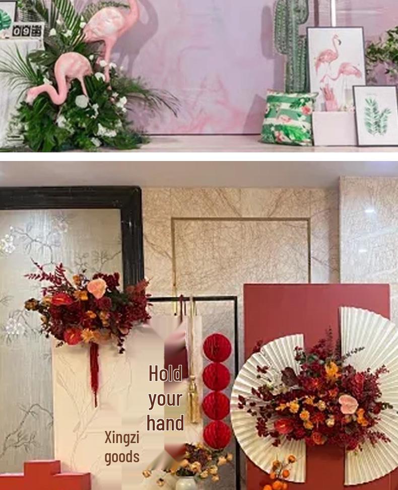 Retractable Wedding Backdrop & Poster Display Stand - Vertical & Thickened Design