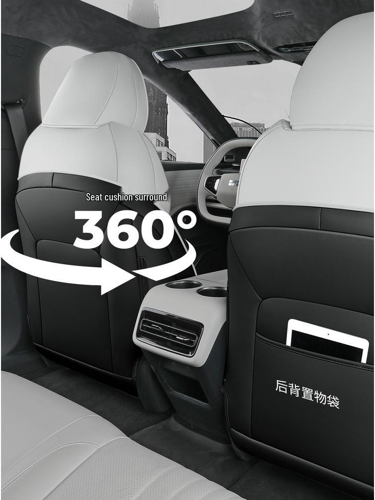 2024 Semi-Enclosed Universal Car Seat Cover for All-Season Comfort, Compatible with Galaxy E8.