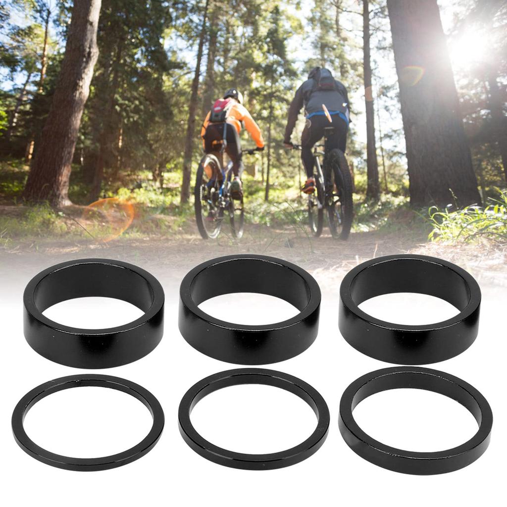 Bike Stem Spacer Compatible with Road Bikes/Mountain Bikes, 2mm/3mm/5mm/10mm Thickness,