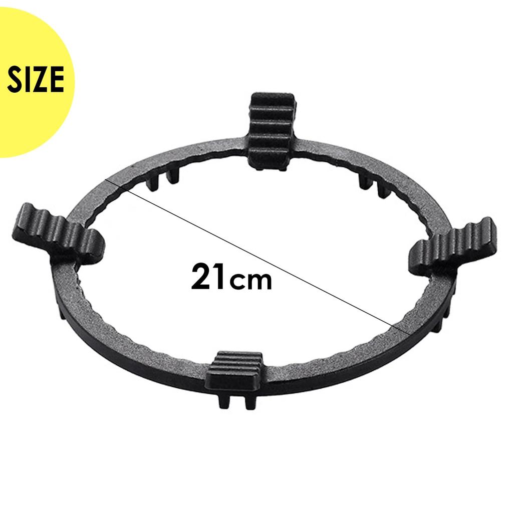 Chinesischer Wok-Untersetzer, Wok-Untersetzer, Wok-Untersetzer-Aufsatz, 4- oder 5-zinkig, NYANDELMO ND-0002-R09