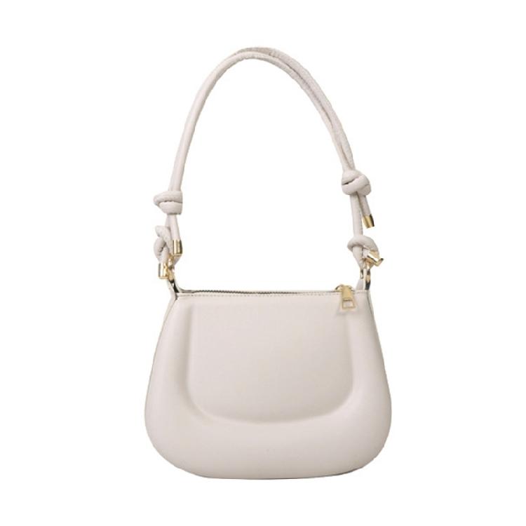 Leather Tote Bags Solid Color Handbag Armpit Bags Versatile Shoulder Bags