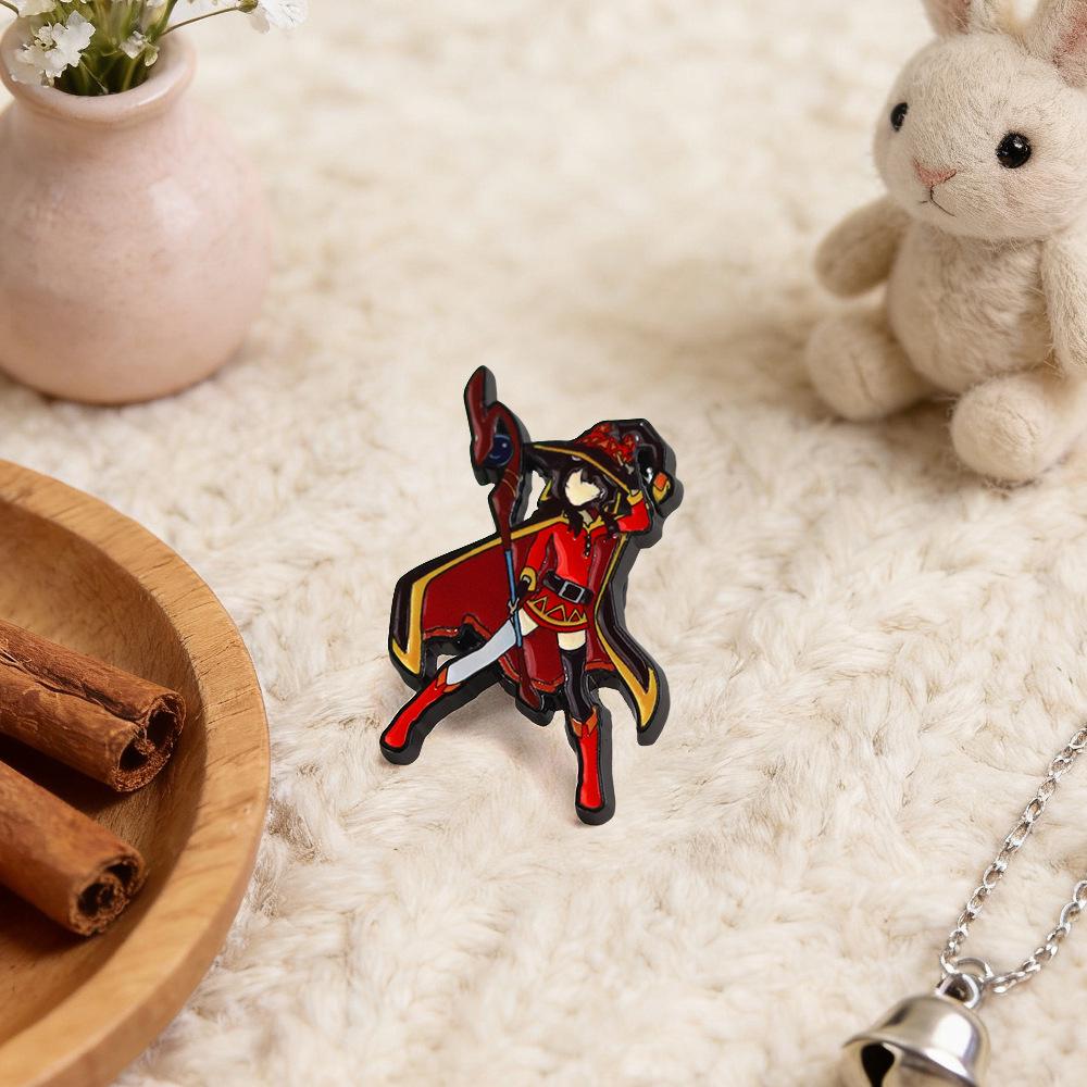 KonoSuba Aqua Enamel Badge for Backpack/Jacket