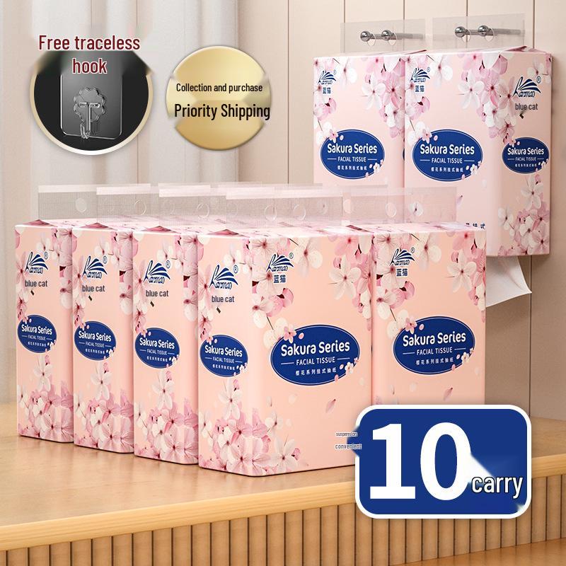 

10-Pack Large Hanging Facial Tissue Value Set