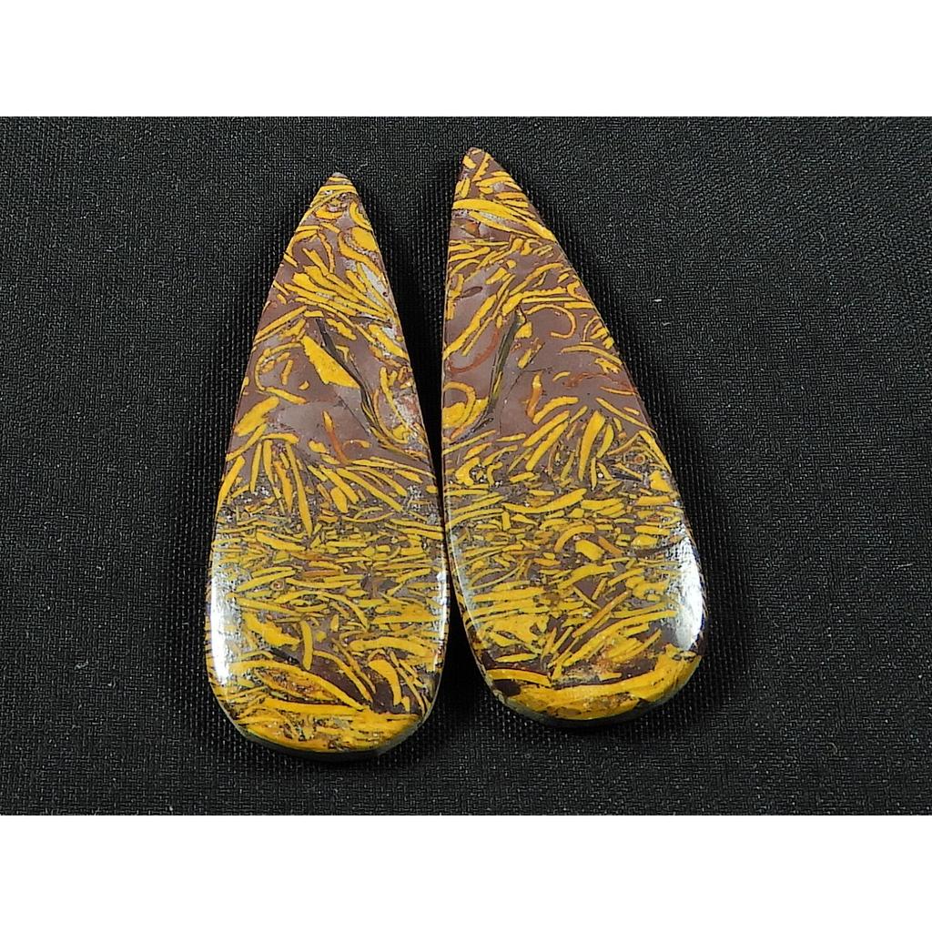 13X39X03 MM Mariam Jaspis Birnenform Passendes Ohrringpaar Loser Edelstein SK-4685