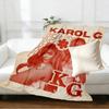 Karol G Print Blanket - Soft & Comfortable, for Bedroom, Travel, Sofa, Home Decoration - Birthday Christmas Gift for Friend