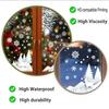 DIY Snow Scene Wall Art White Winter Forest Window Static Sticker, Waterproof PVC Holiday Home Decor Accessories Decal, Silhouette for Decorative