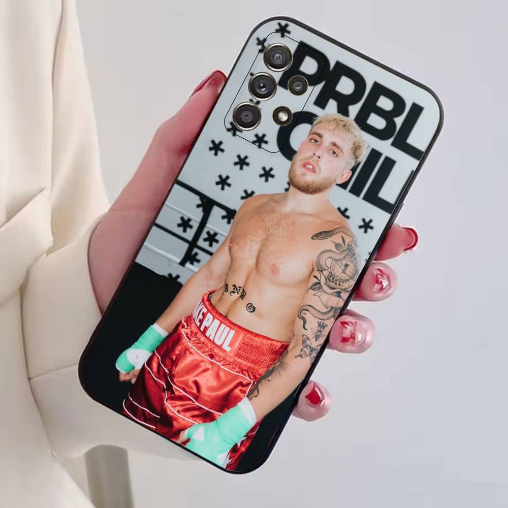 Boxing Star J-Jake Paul Phone Case For Samsung S25,S24,S21,S22,S23,S30,Ultra,S20,Plus,Fe,Lite,Note,10,Black Cover