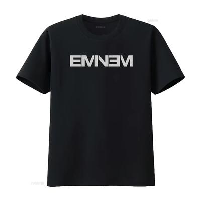 Koszulka Dziecięca Eminem Logo vintage Prana modna graficzna Lekko oddychająca Góra do noszenia na co dzień Unisex Stylowa