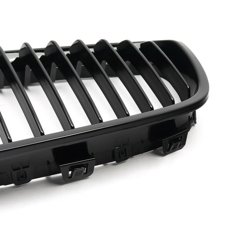 Glossy Black Car Front Bumper Kidney Grille Racing Grills Hood Grill For BMW 1 Series F20 F21 2012 2013 2014 2015 2016 2017